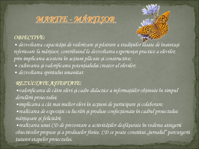 Martie martisor